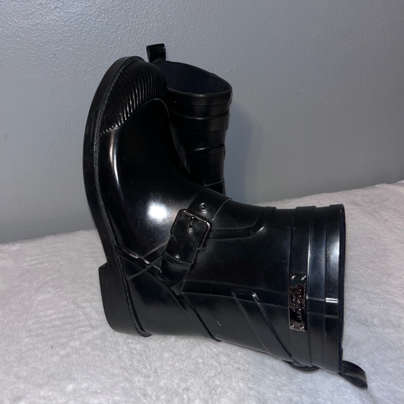 COACH 6.5 WOMEN RAIN BOOTS - Picture 2 of 9